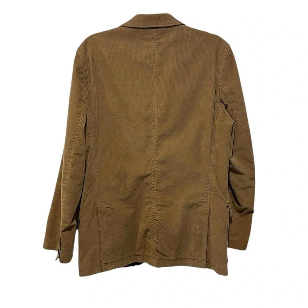 J.Crew Men’s tan vintage corduroy cotton blazer size medium